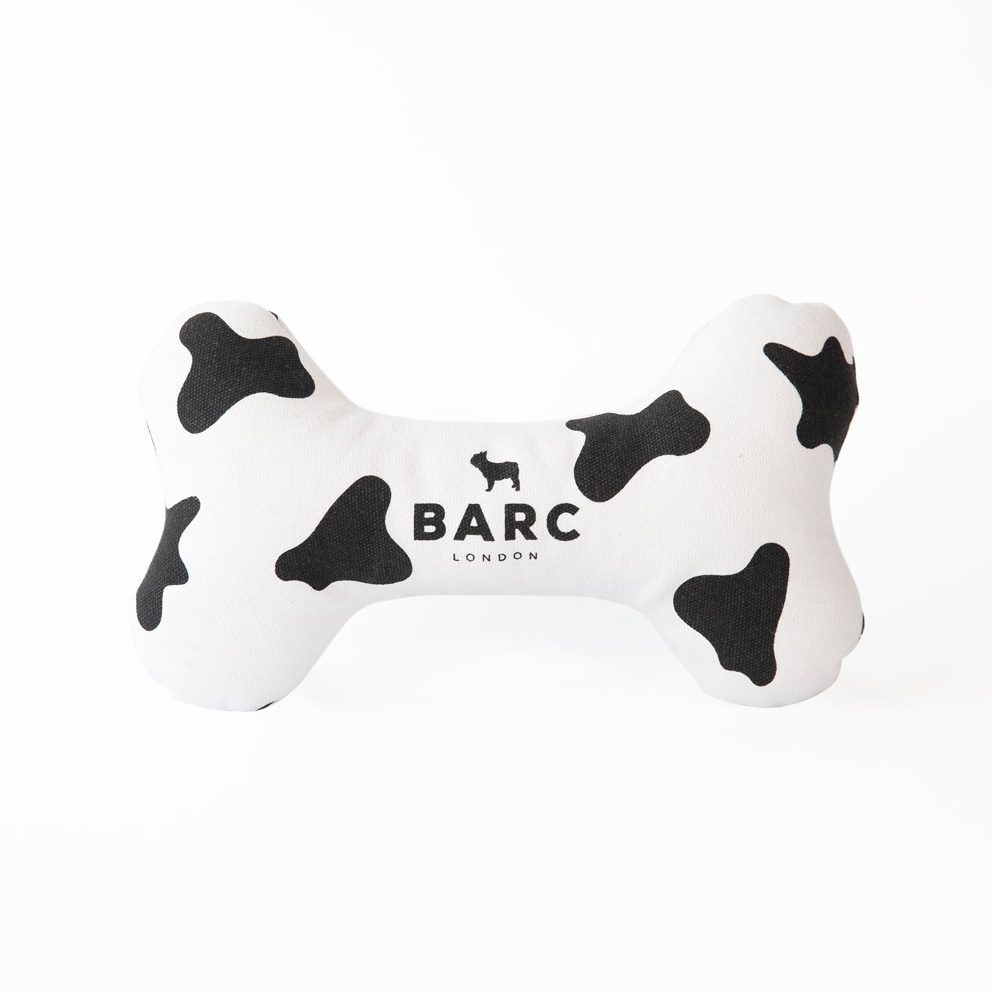 Barc London Cow Squeaky Dog Bone Toy
