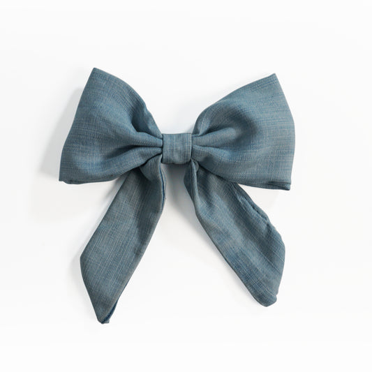 Denim Sailor Bow